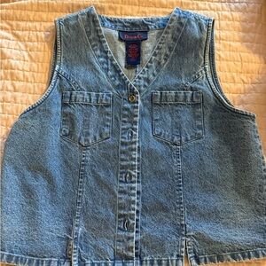 Denim Sleeveless Vest